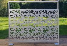 Tole decorative en decoupe laser ORNA par Dampere