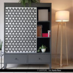 Tole perforee decorative KANTA ROSA par Dampere